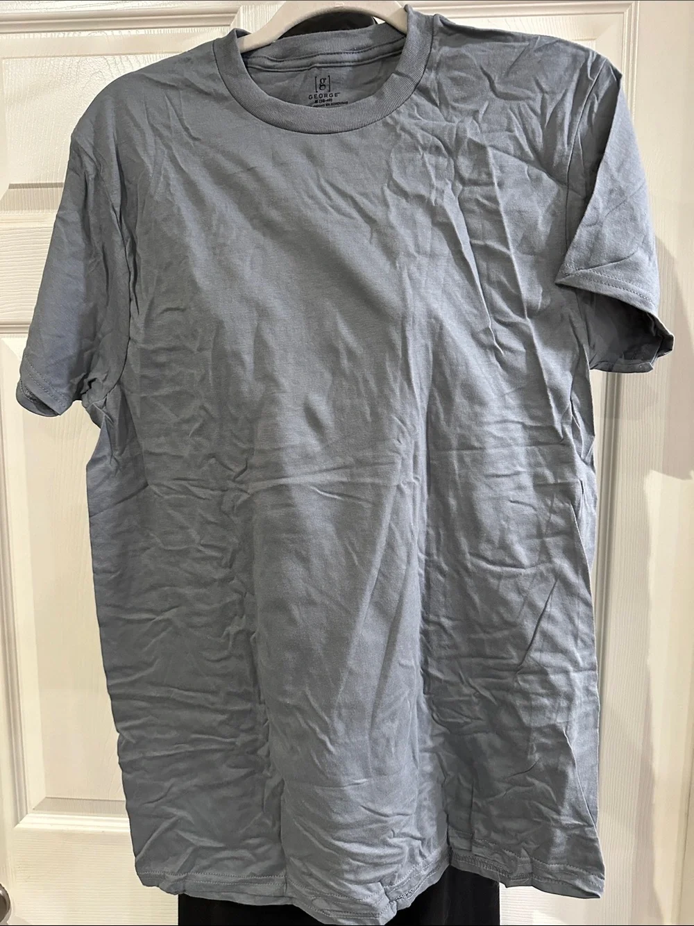 George 4 brand new Crew Neck Tees – Gray & Charcoal & black